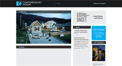 Desktop Screenshot of contemporaryforum.org